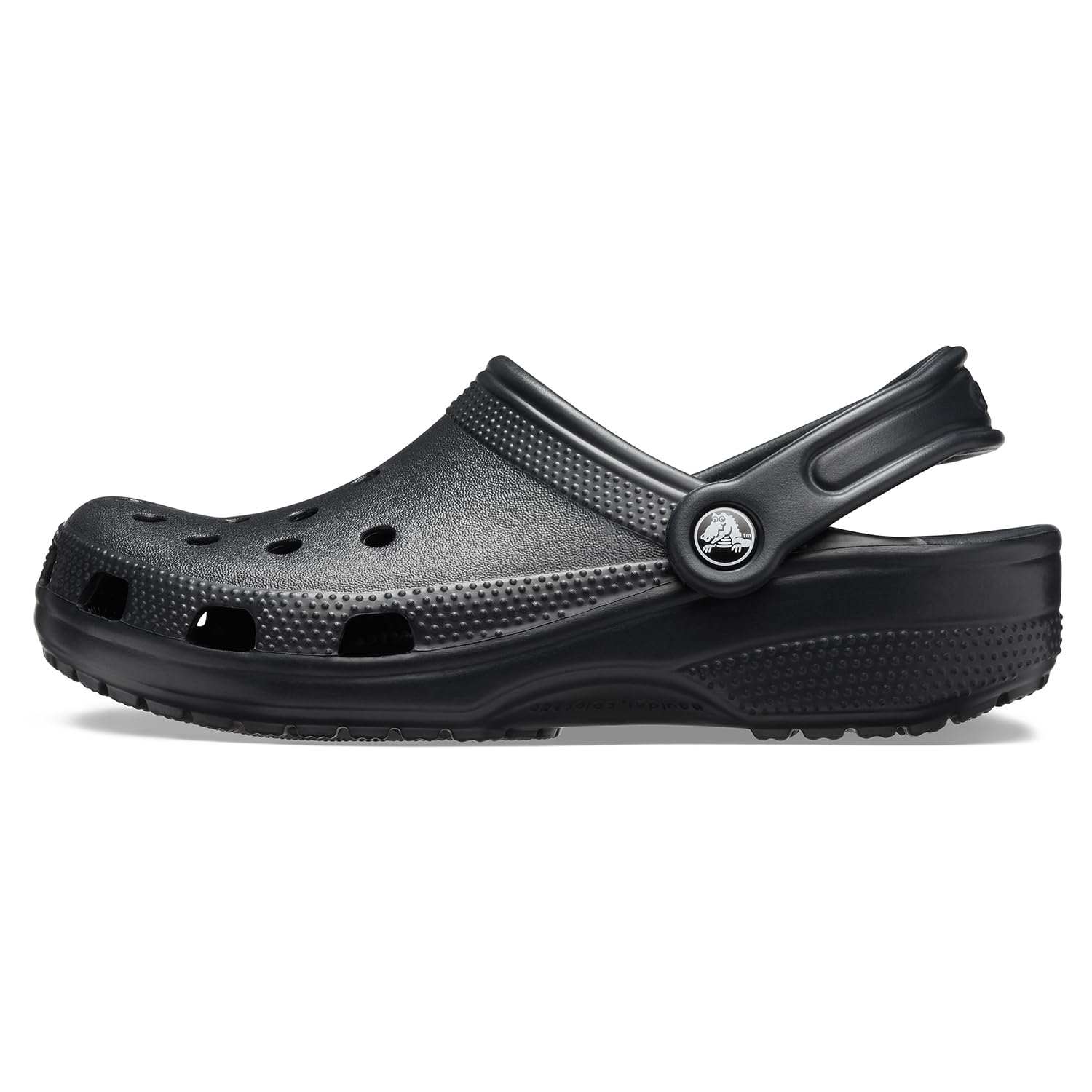 Crocs unisex adult Men's and Women's Classic (Neutral Colors) Clog, Black, 8 Women 6 Men US