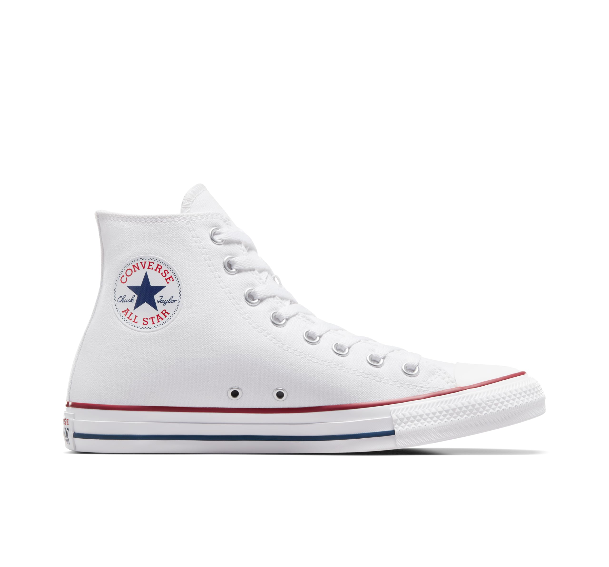 Converse Unisex Adult Chuck Taylor All Star High Top, Optical White, 15 Womens/13 Mens