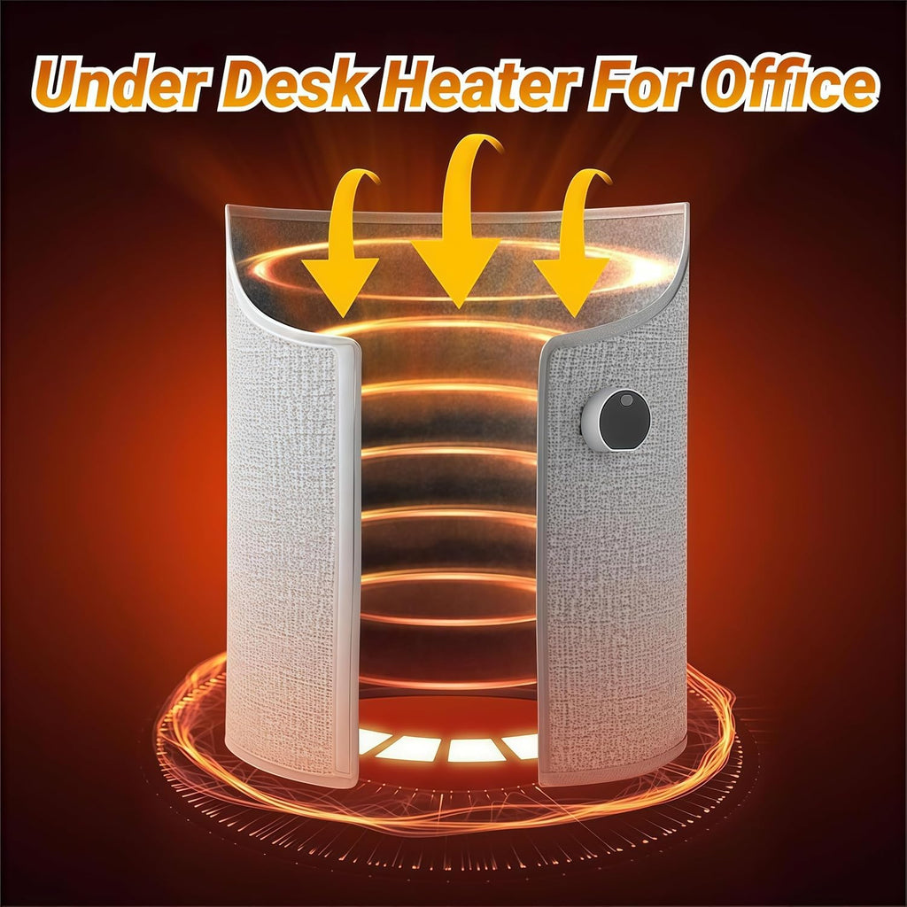 2026 Upgraded Leg Toaster Heater, Leg Toaster, Office Under Desk Legs Warmer, The Leg Toaster with 6 Temperature Settings & Timer, 5-Second Rapid Heating, Overheat Protection (Pink)