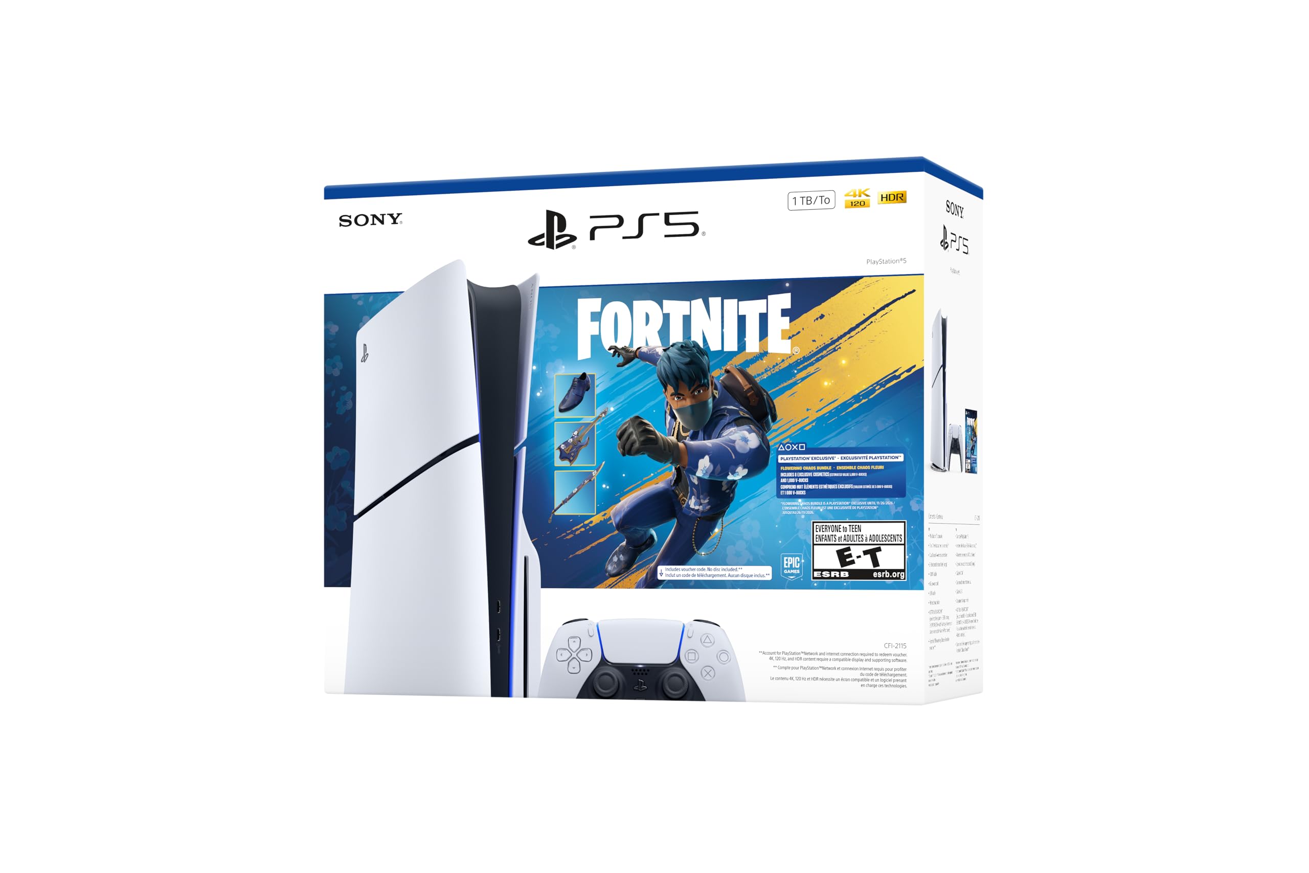 PlayStation 5 Console 1TB - Fortnite Flowering Chaos Bundle