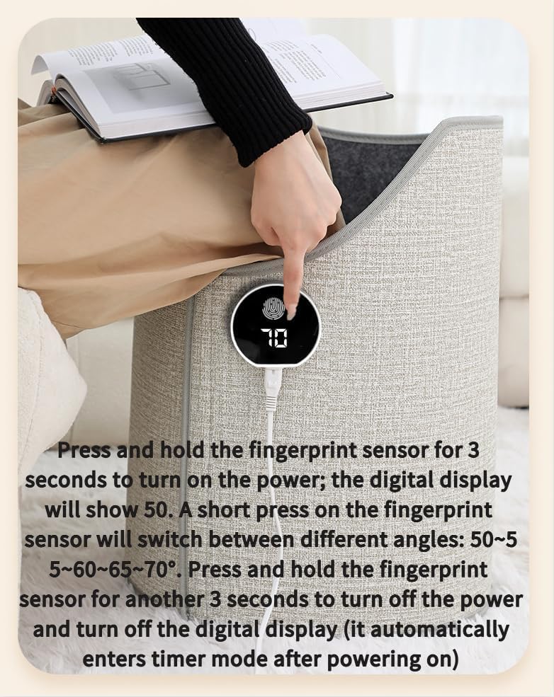 2026 Upgraded Leg Toaster Heater, Leg Toaster, Office Under Desk Legs Warmer, The Leg Toaster with 6 Temperature Settings & Timer, 5-Second Rapid Heating, Overheat Protection (Pink)