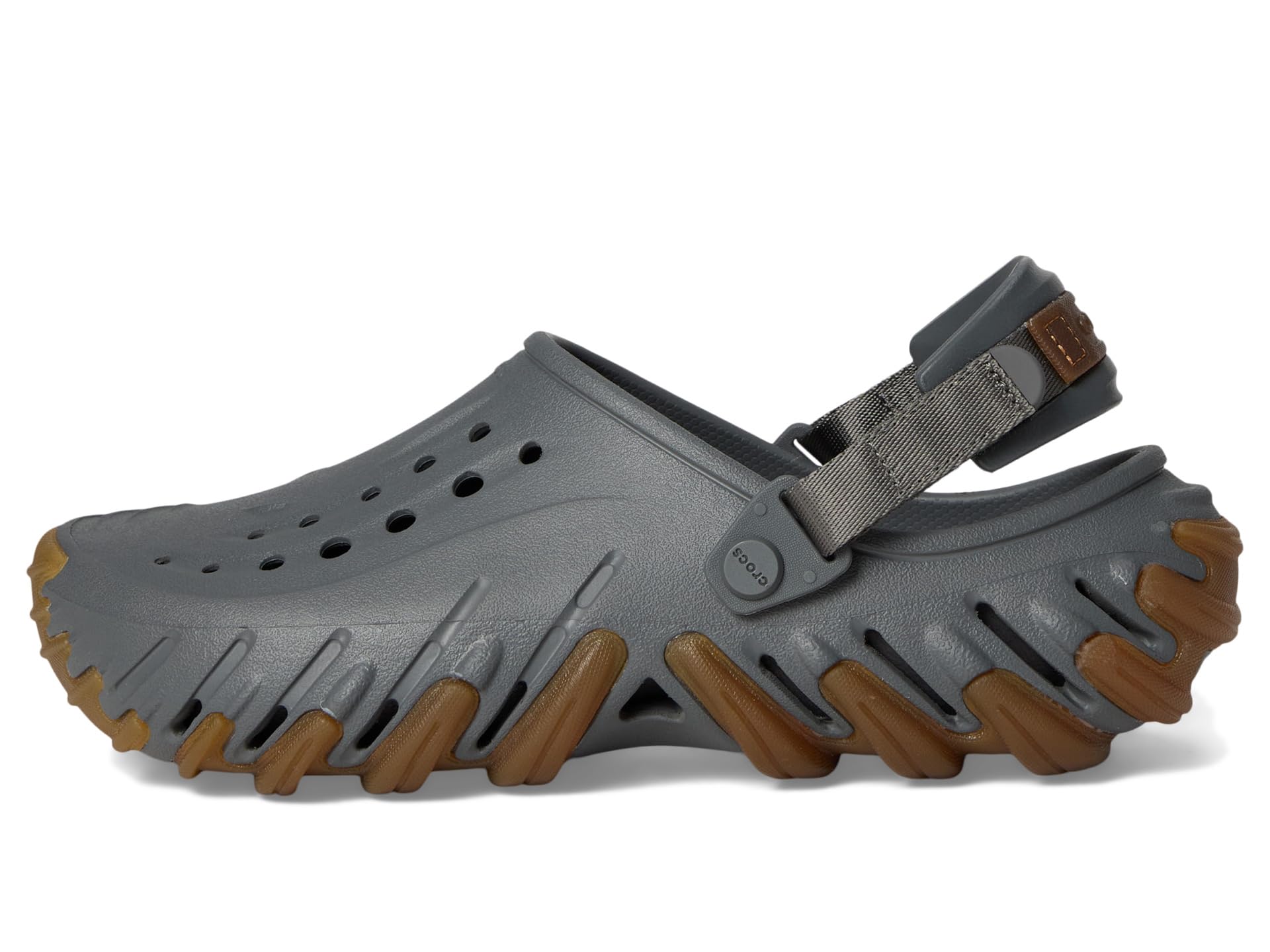 Crocs Unisex Echo Gum Ro Clog, Slate Grey, 9 Women/7 Men, Medium