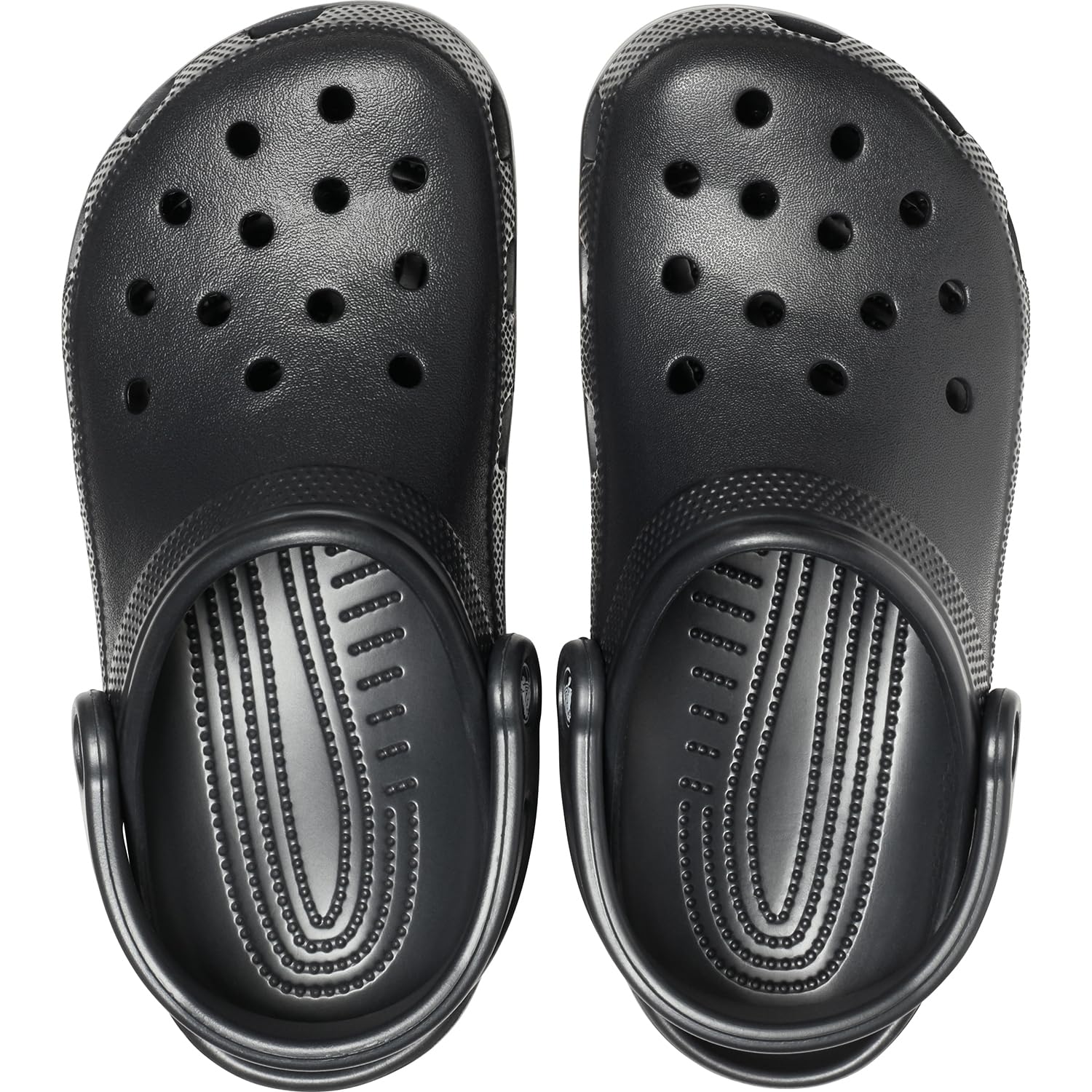 Crocs unisex adult Men's and Women's Classic (Neutral Colors) Clog, Black, 8 Women 6 Men US