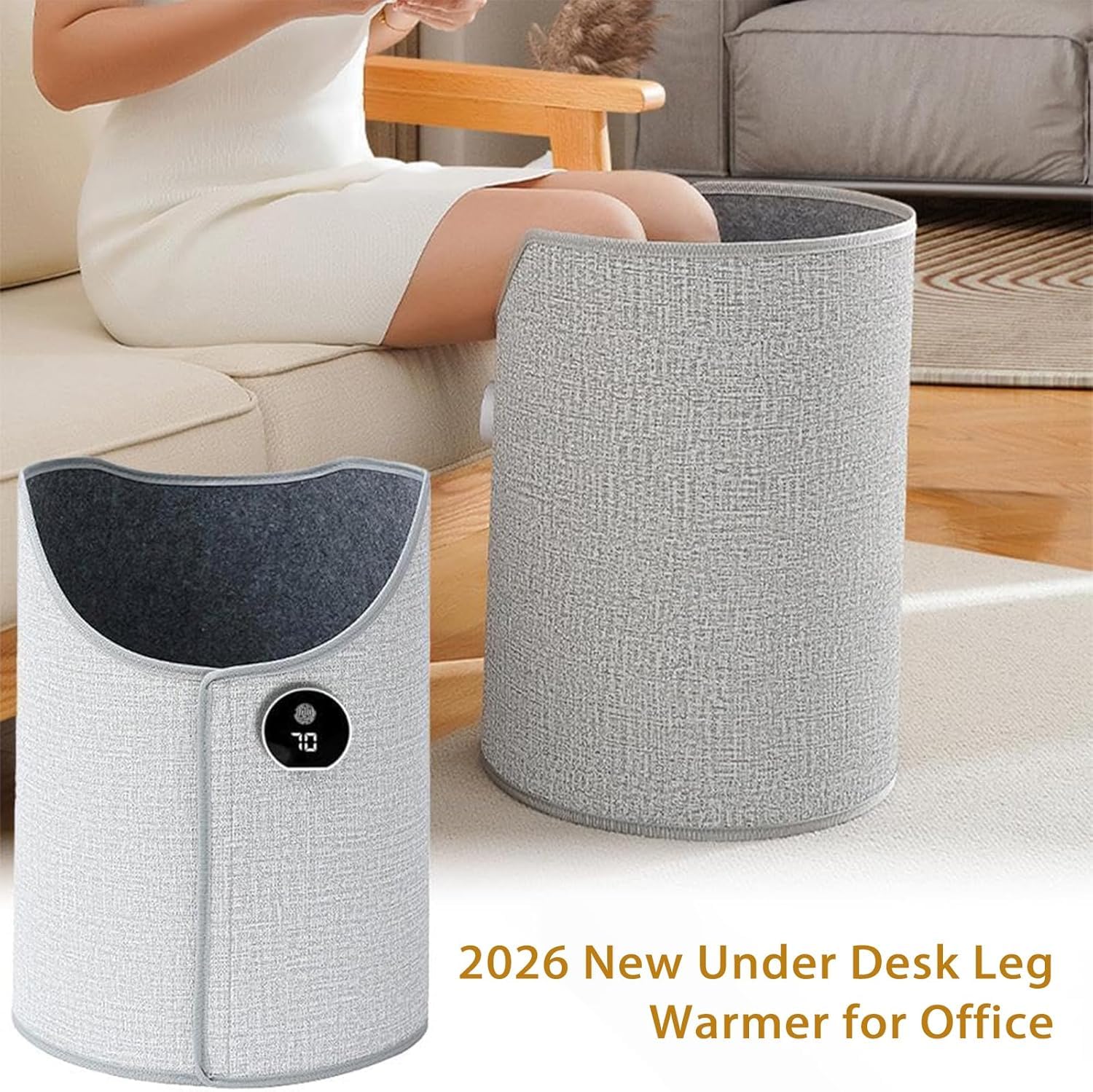 2026 Upgraded Leg Toaster Heater, Leg Toaster, Office Under Desk Legs Warmer, The Leg Toaster with 6 Temperature Settings & Timer, 5-Second Rapid Heating, Overheat Protection (Pink)