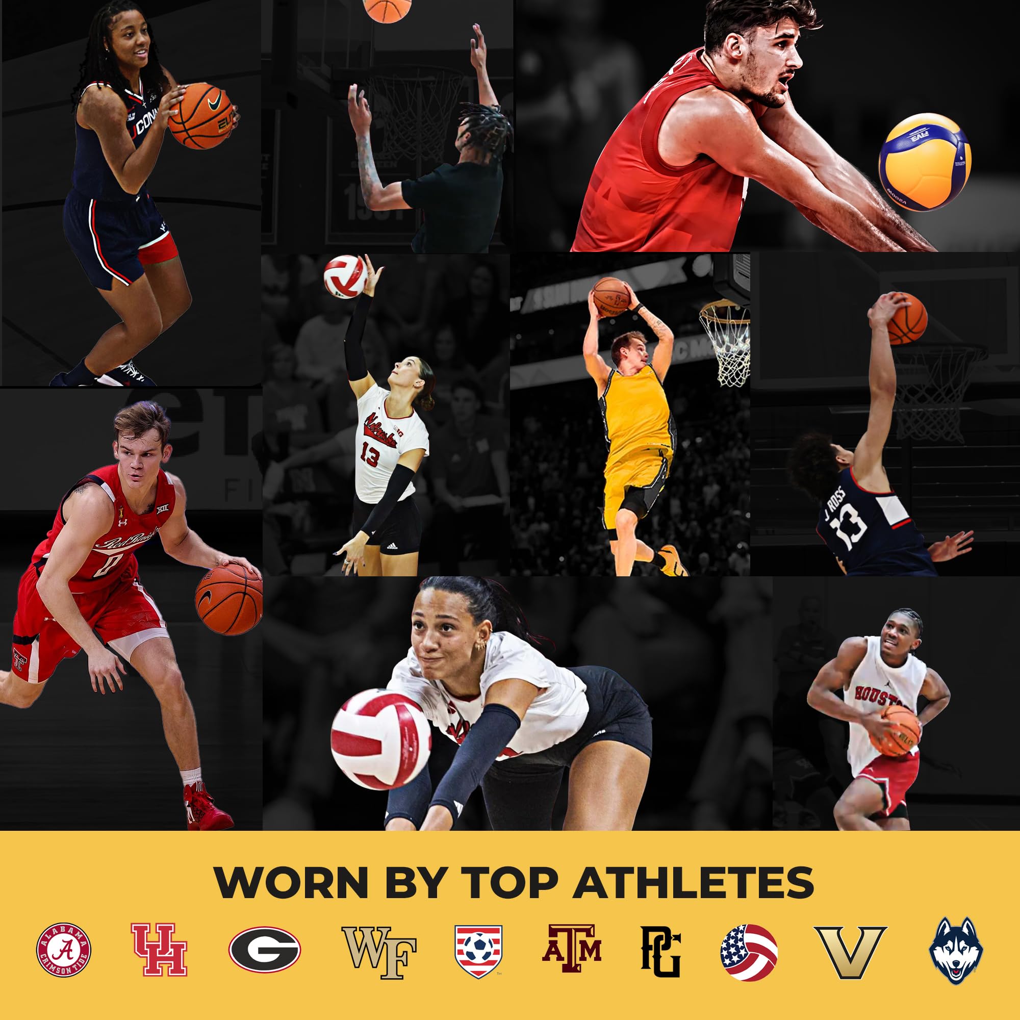 VKTRY Gold for Non-Cleated Shoes - Carbon Fiber Performance Insoles - Customized Athletic Inserts for Sports Basketball Volleyball Running & More | Shock Absorption US M10.5-11, W12.5-13, 121-170lbs