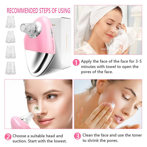 Facial Blackhead Remover Electric Acne Cleaner Device