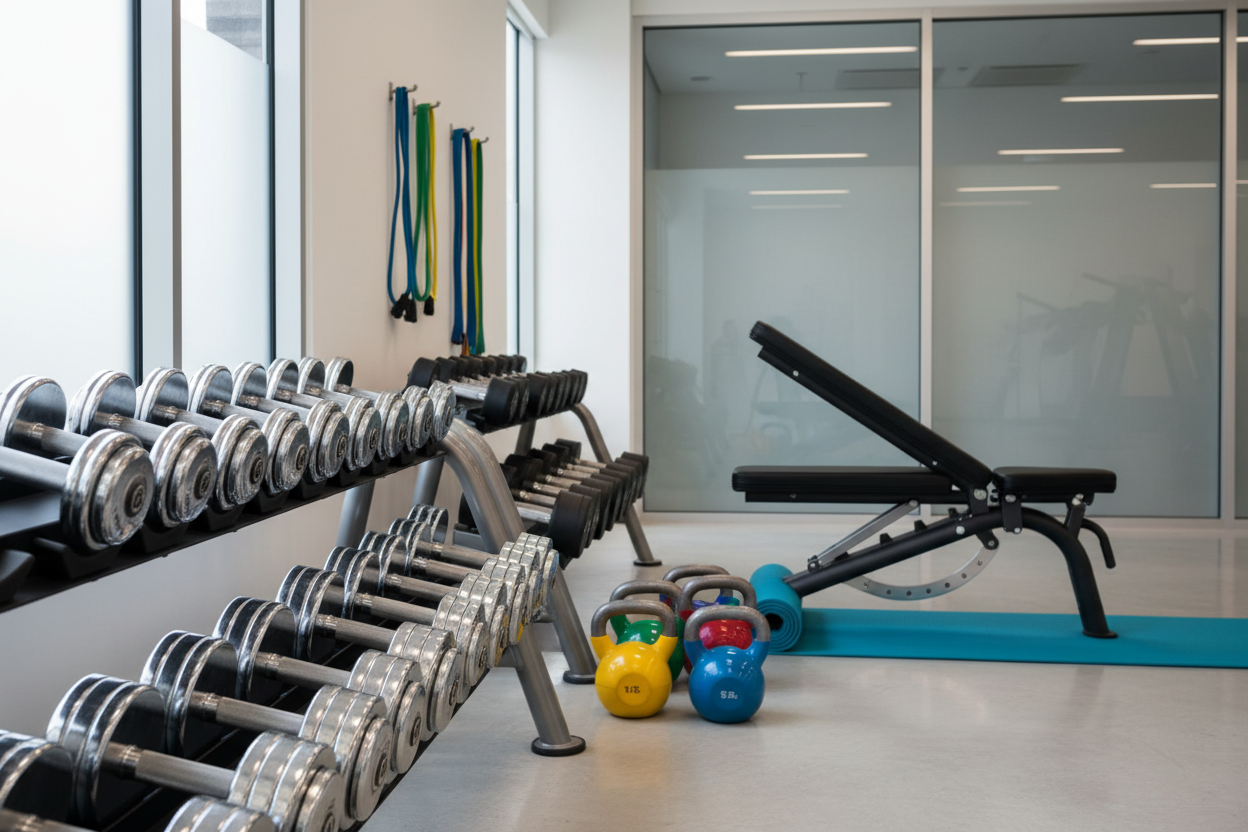 can you generate an image of gym equipment